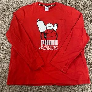 Puma X Peanuts Long Sleeve Tee